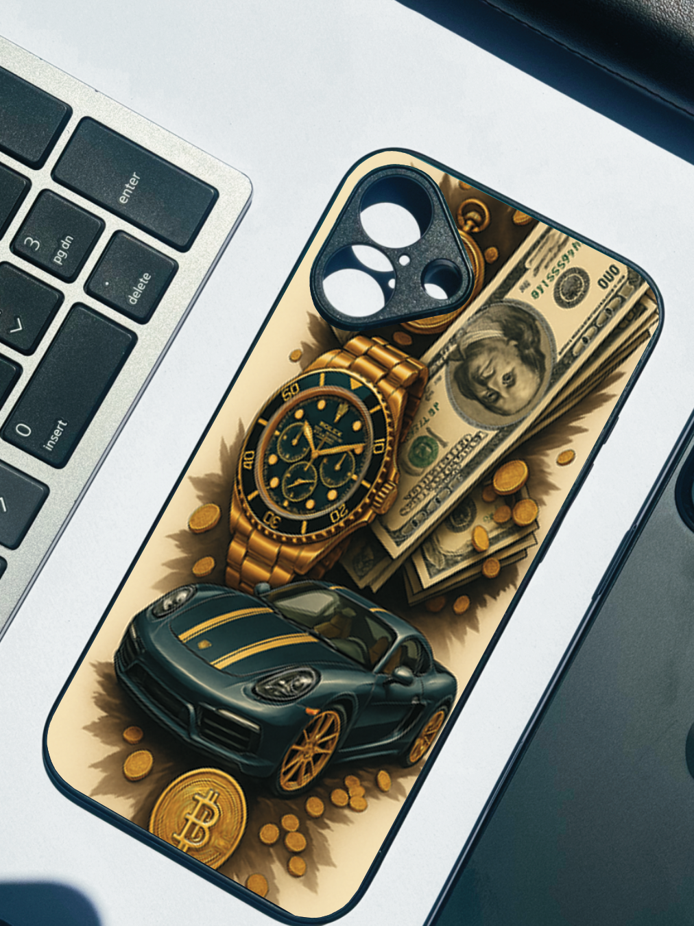 Bold and Classy Crypto King iPhone Covers (11–16) Series