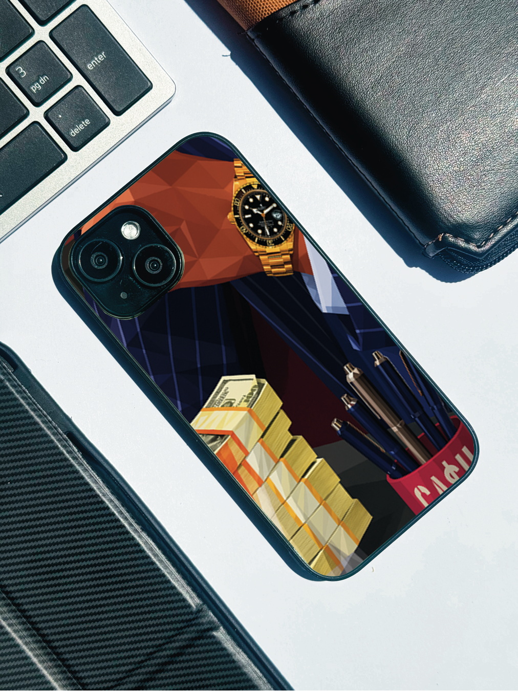 Bold and Classy Cash Empire iPhone Covers (11–16) Series