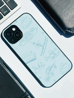 Central Perk Sketch Case iPhone Covers (11–16) Series