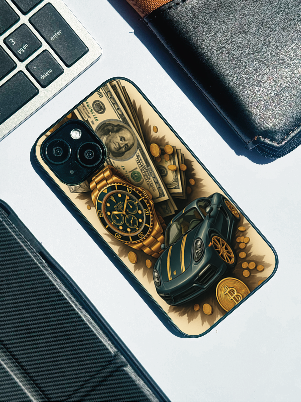 Bold and Classy Crypto King iPhone Covers (11–16) Series