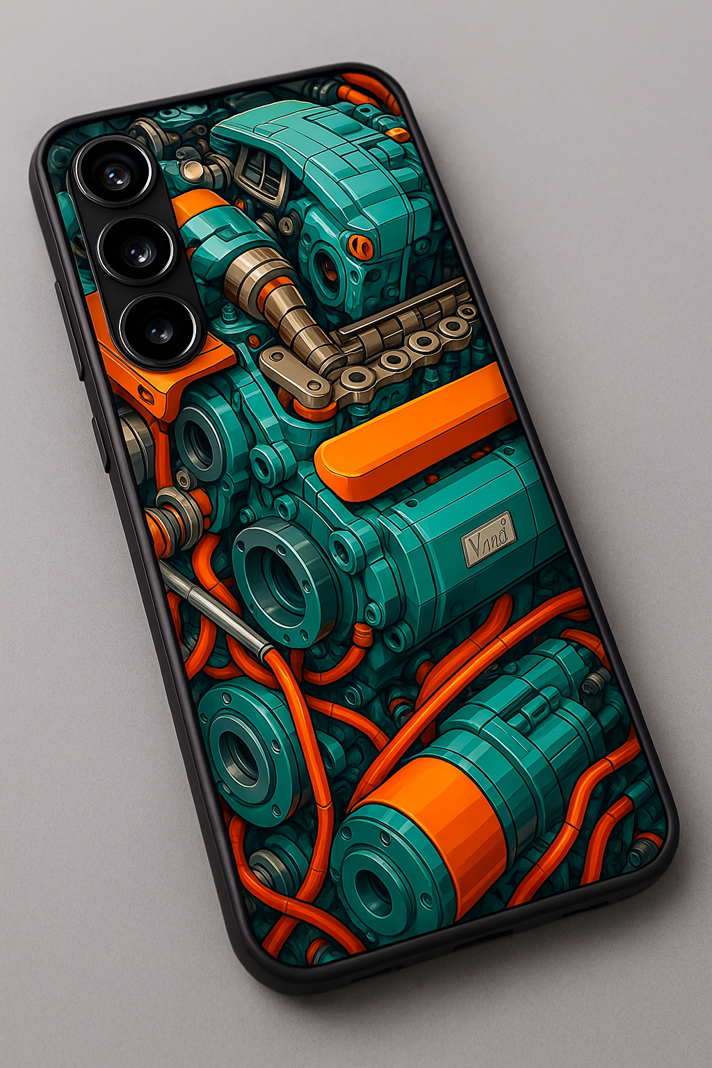 Aesthetic Engine Premium Glass Back Cover For Samsung Galaxy S, A, M & F Series