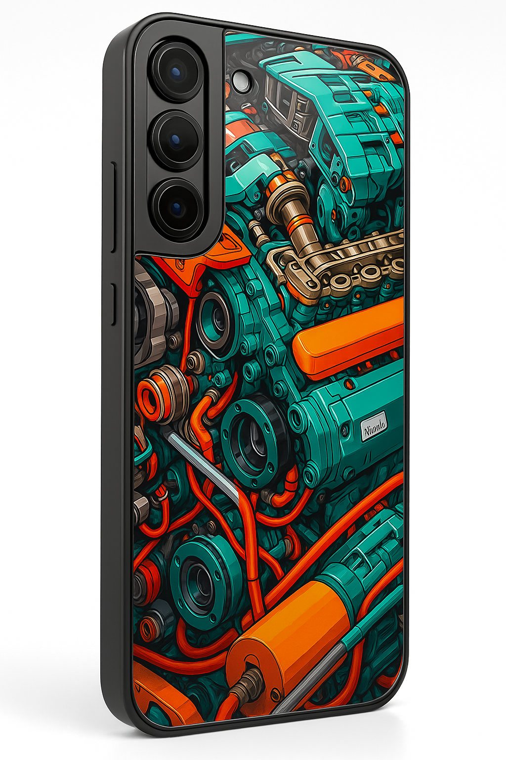 Aesthetic Engine Premium Glass Back Cover For Samsung Galaxy S, A, M & F Series