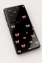 BOW Beaut Premium Glass Back Cover For Samsung Galaxy S, A, M & F Series