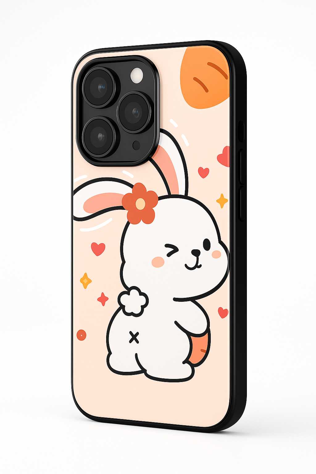 Bunny Pooh Premium Glass Back Cover For Samsung Galaxy S, A, M & F Series
