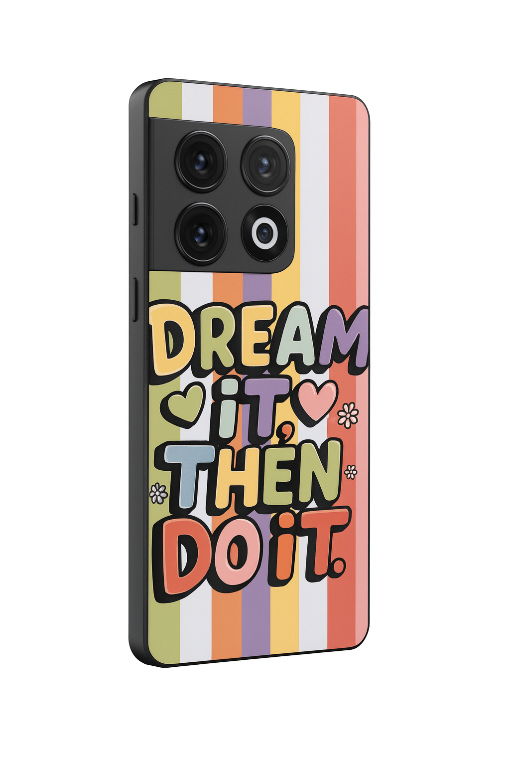Dream It Premium Glass Back Cover For One Plus 13, 12, 11, 10, Nord Series