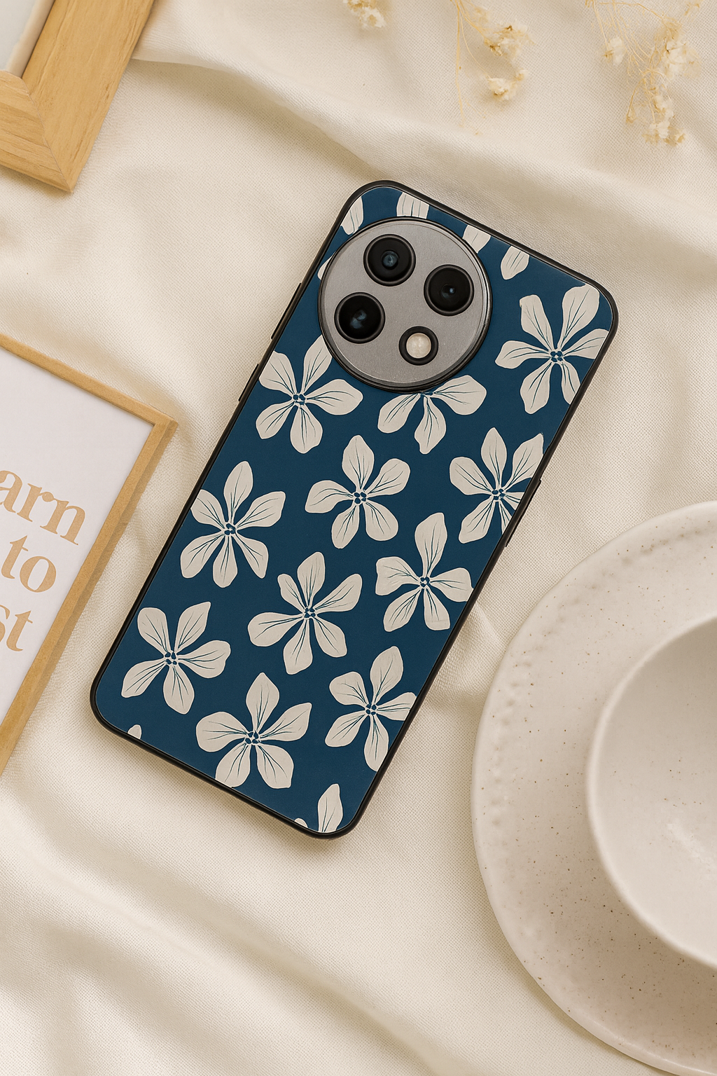 LILY LOVE Premium Glass Back Cover For One Plus 13, 12, 11, 10, Nord Series