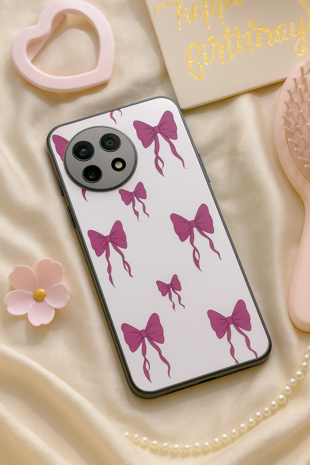 Purple Charm Premium Glass Back Cover For One Plus 13, 12, 11, 10, Nord Series