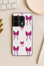 Purple Charm Premium Glass Back Cover For One Plus 13, 12, 11, 10, Nord Series