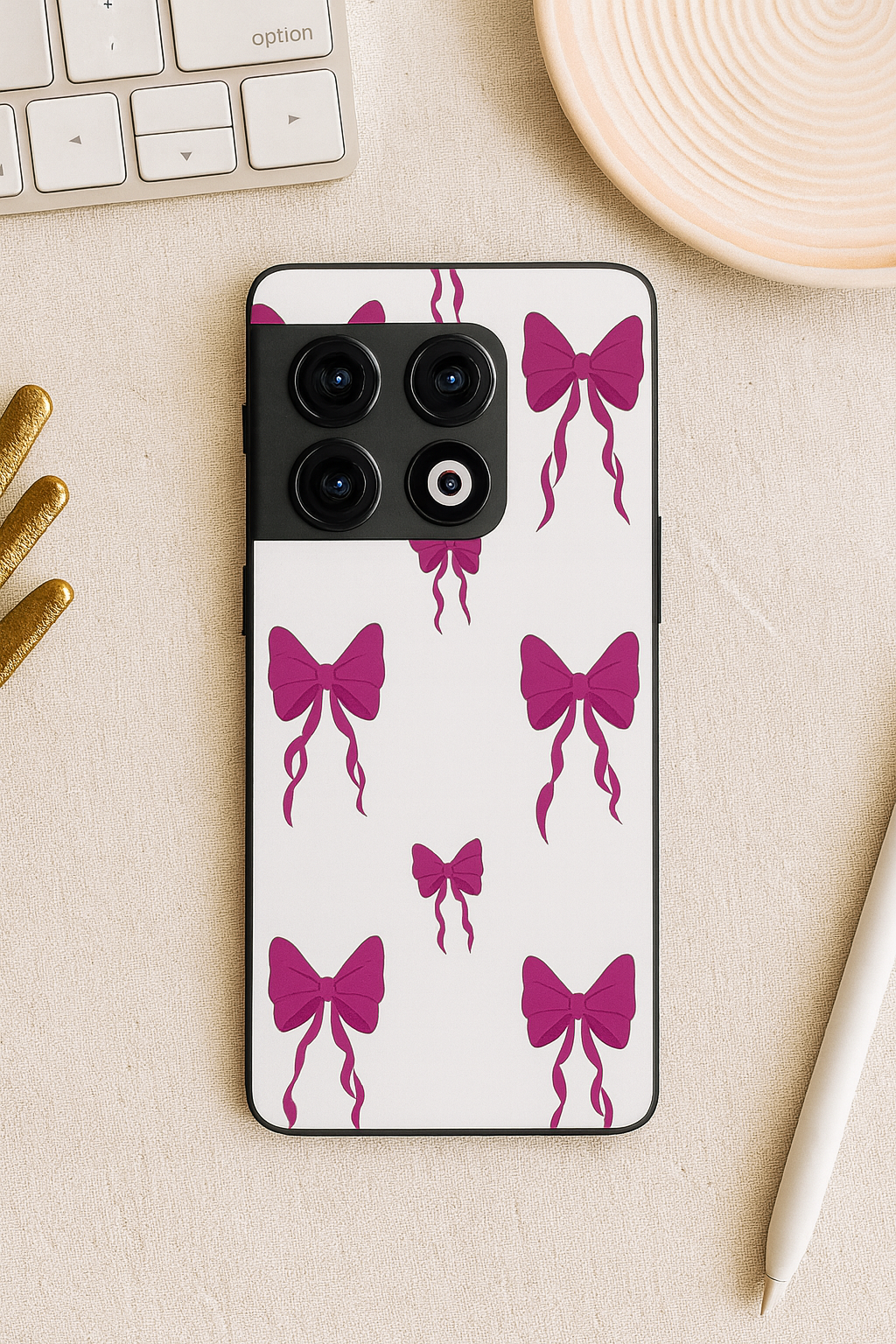 Purple Charm Premium Glass Back Cover For One Plus 13, 12, 11, 10, Nord Series