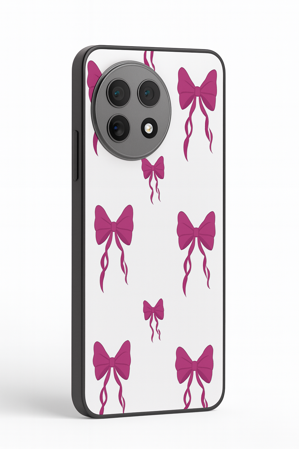 Purple Charm Premium Glass Back Cover For One Plus 13, 12, 11, 10, Nord Series