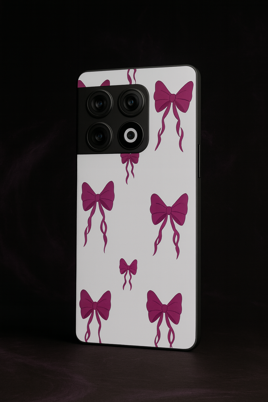 Purple Charm Premium Glass Back Cover For One Plus 13, 12, 11, 10, Nord Series