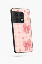 Pastel charm Premium Glass Back Cover For One Plus 13, 12, 11, 10, Nord Series