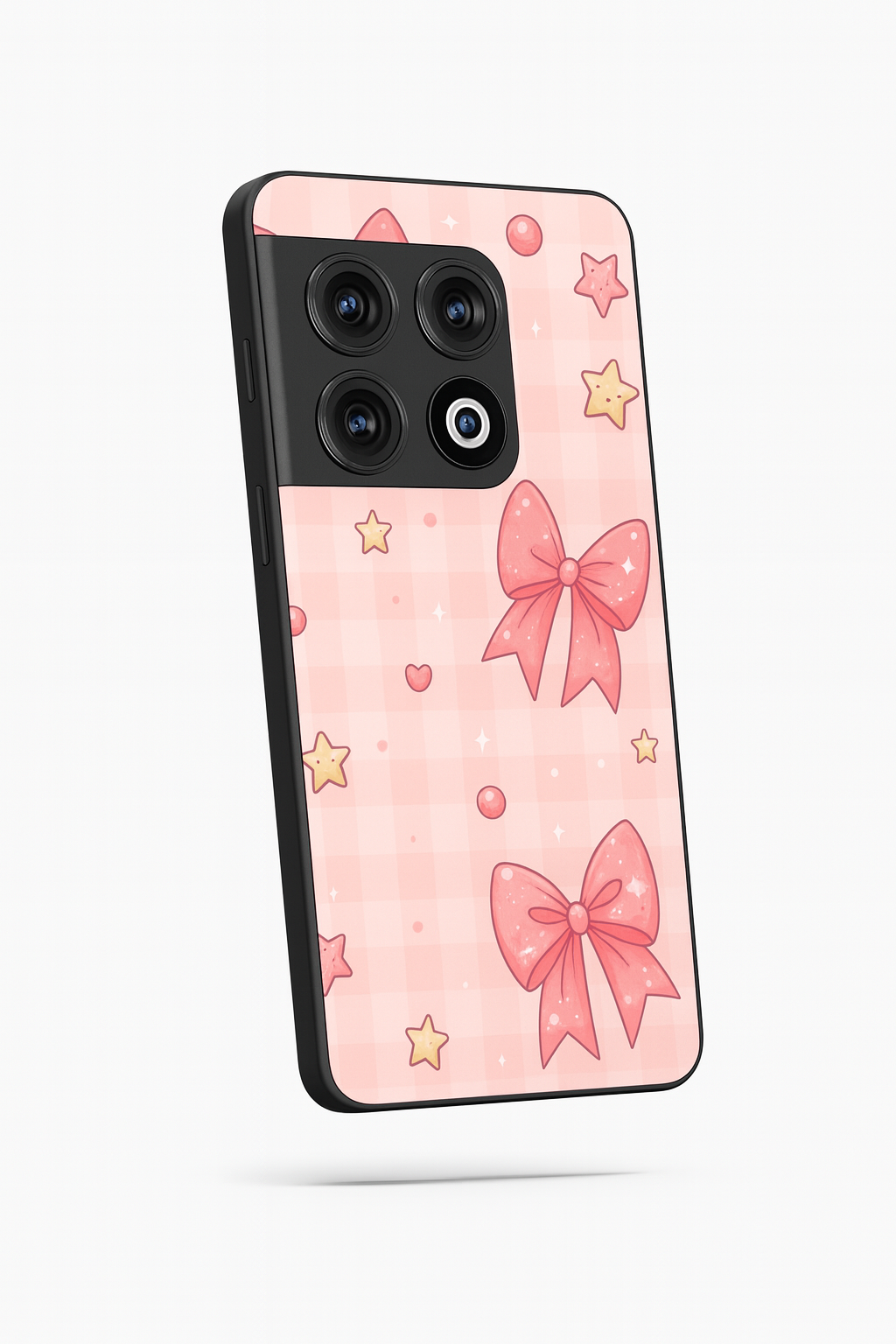 Pastel charm Premium Glass Back Cover For One Plus 13, 12, 11, 10, Nord Series