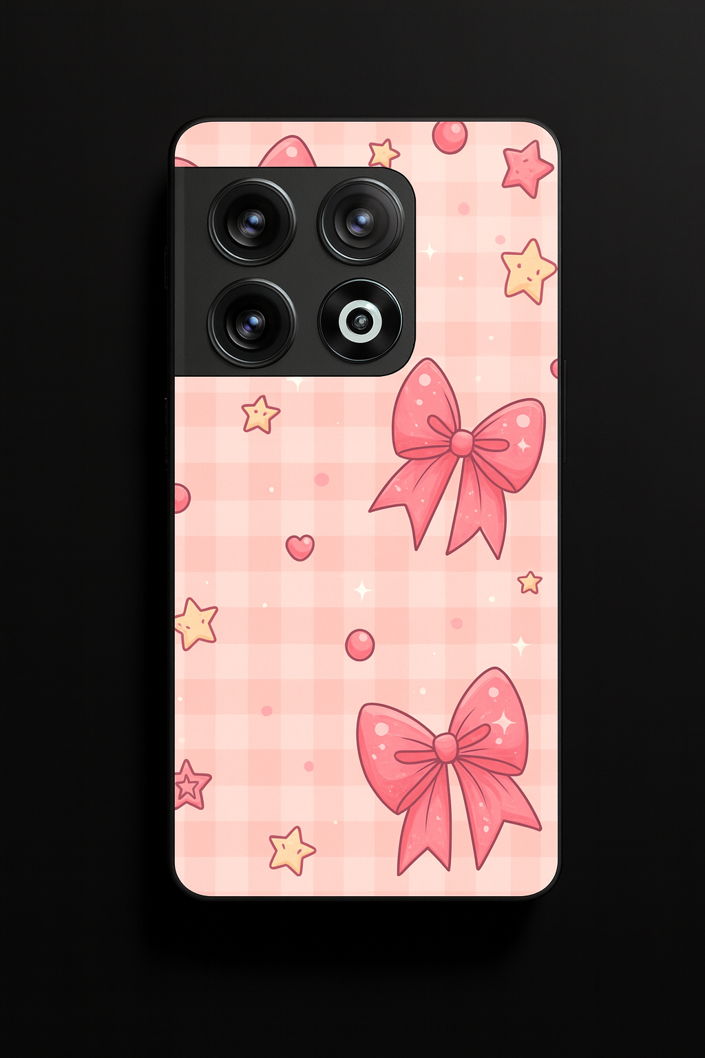 Pastel charm Premium Glass Back Cover For One Plus 13, 12, 11, 10, Nord Series