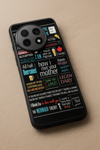 Ted's Story Premium Glass Back Cover For One Plus 13, 12, 11, 10, Nord Series