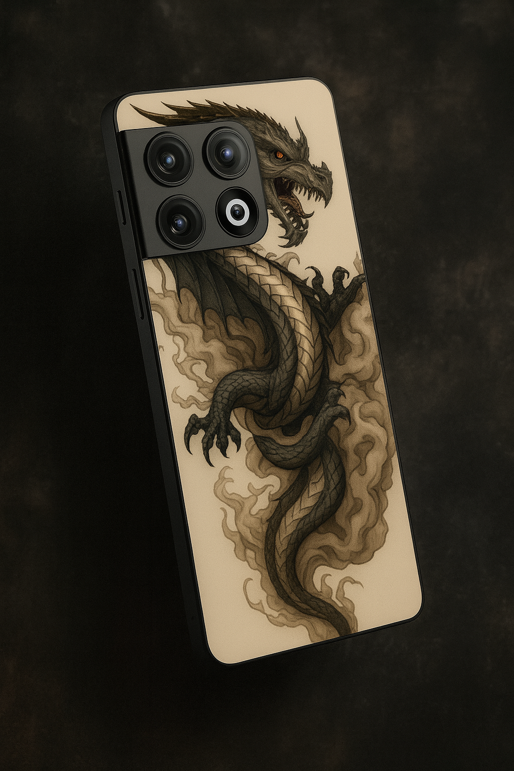 Dragon Premium Glass Back Cover For One Plus 13, 12, 11, 10, Nord Series