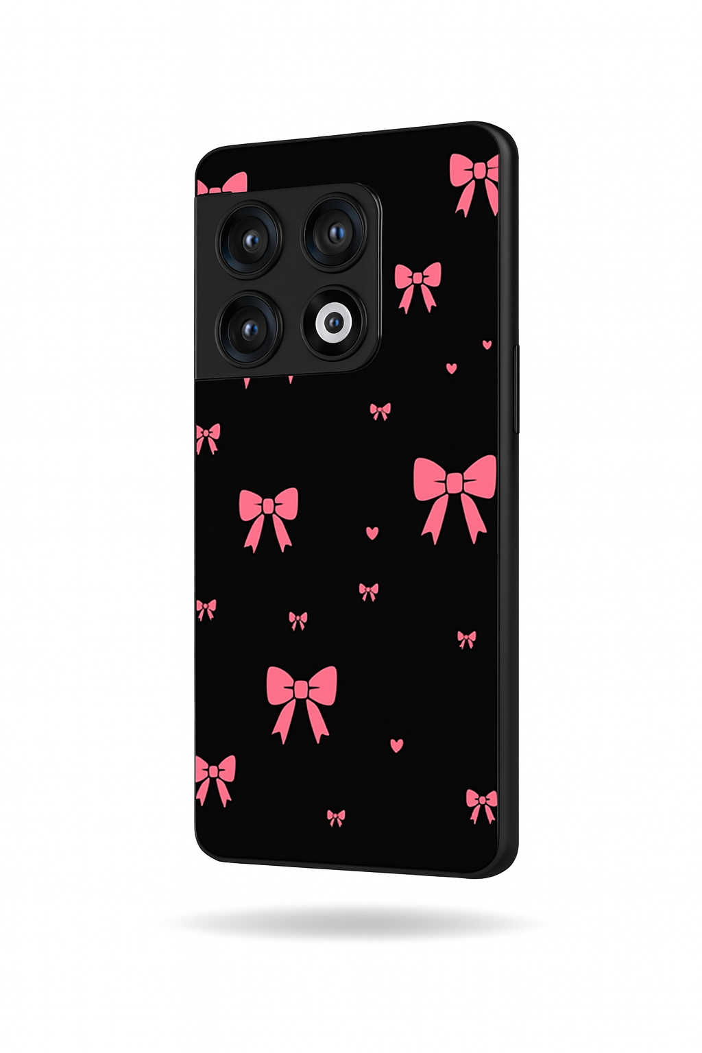 Glam Bow Premium Glass Back Cover For One Plus 13, 12, 11, 10, Nord Series