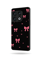 Glam Bow Premium Glass Back Cover For One Plus 13, 12, 11, 10, Nord Series