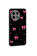 Glam Bow Premium Glass Back Cover For One Plus 13, 12, 11, 10, Nord Series