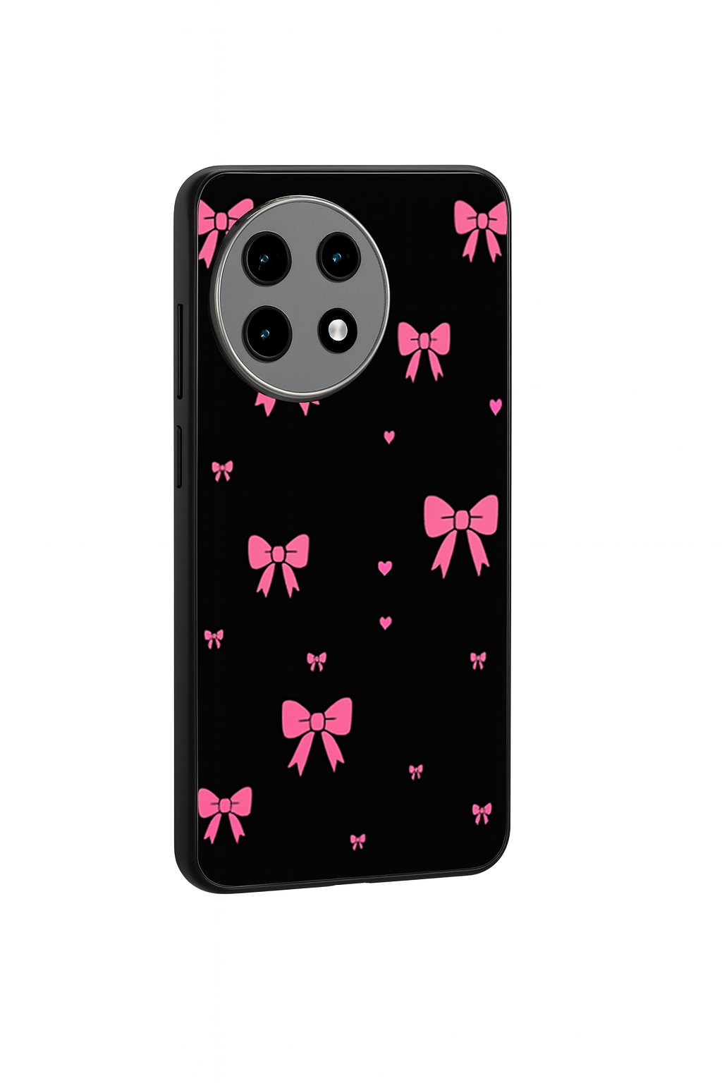 Glam Bow Premium Glass Back Cover For One Plus 13, 12, 11, 10, Nord Series