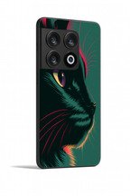 Kitty Abstract Premium Glass Back Cover For One Plus 13, 12, 11, 10, Nord Series