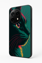 Kitty Abstract Premium Glass Back Cover For One Plus 13, 12, 11, 10, Nord Series