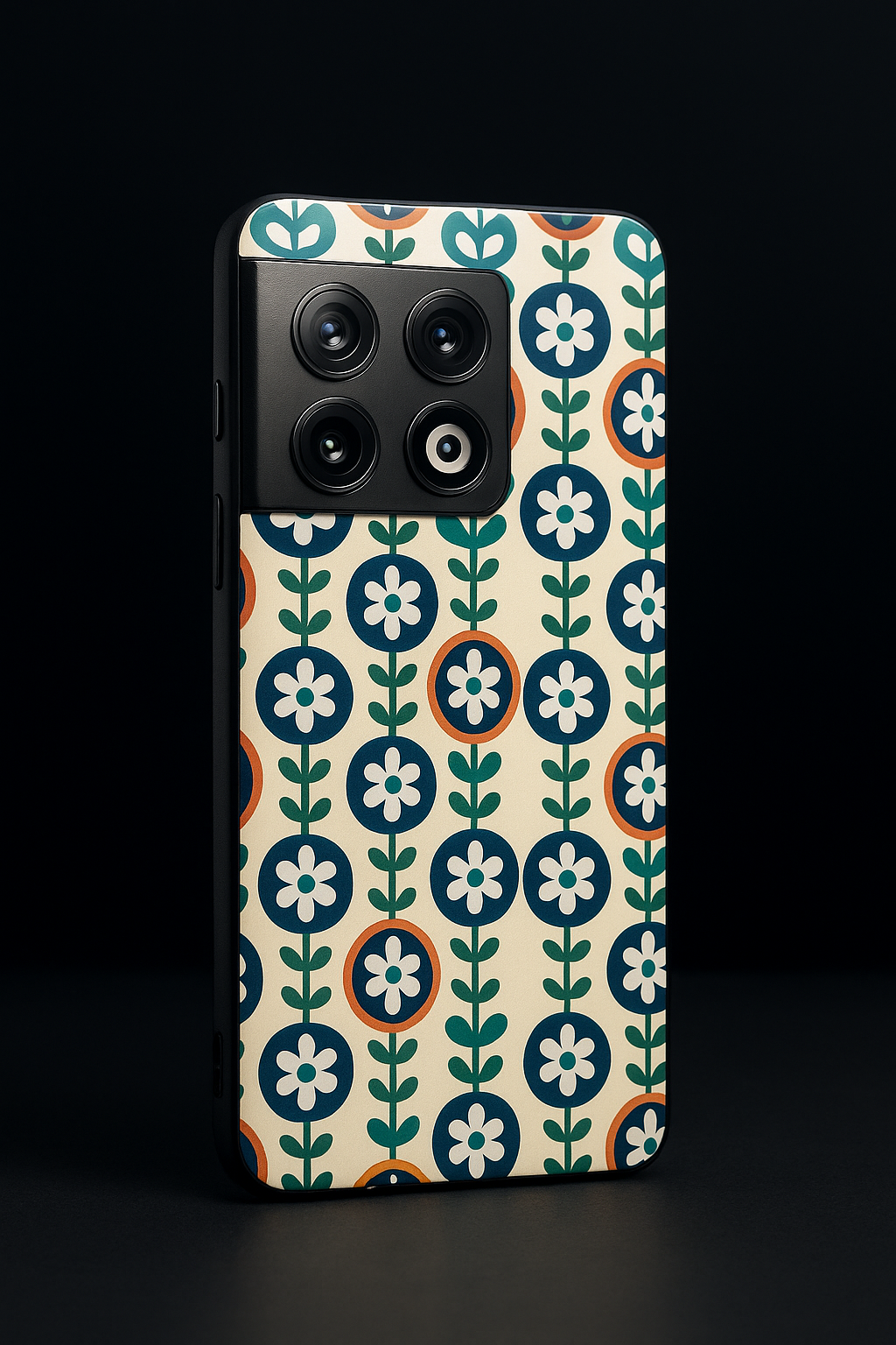 Daisy Retro Pop Premium Glass Back Cover For One Plus 13, 12, 11, 10, Nord Series