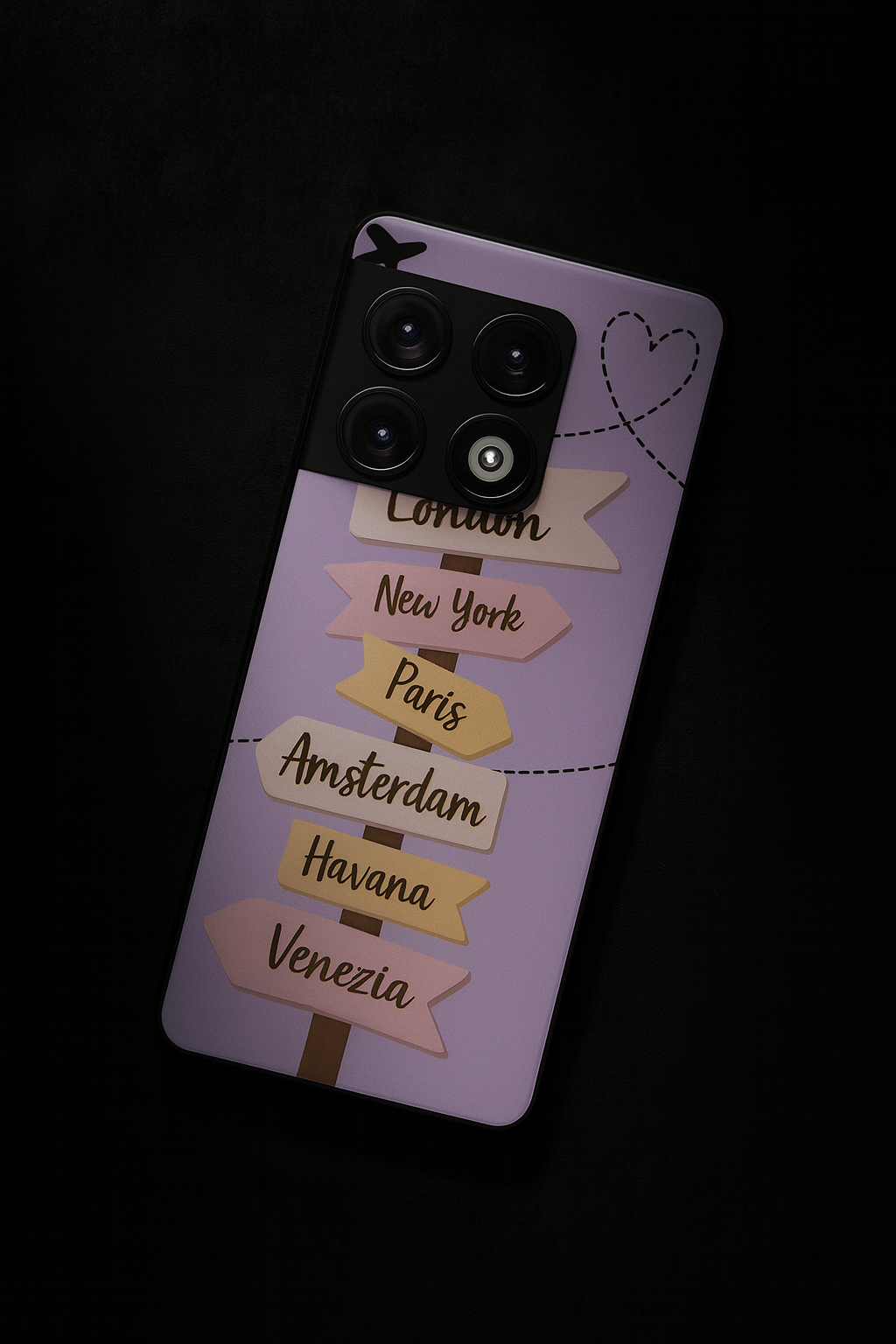 City Dreams Premium Glass Back Cover For One Plus 13, 12, 11, 10, Nord Series