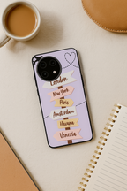 City Dreams Premium Glass Back Cover For One Plus 13, 12, 11, 10, Nord Series