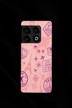 Travel Bug Premium Glass Back Cover For One Plus 13, 12, 11, 10, Nord Series