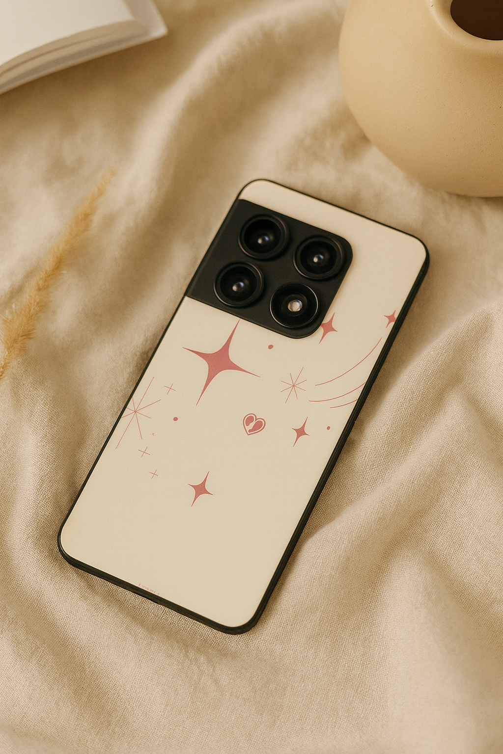 Starry Bliss Premium Glass Back Cover For One Plus 13, 12, 11, 10, Nord Series