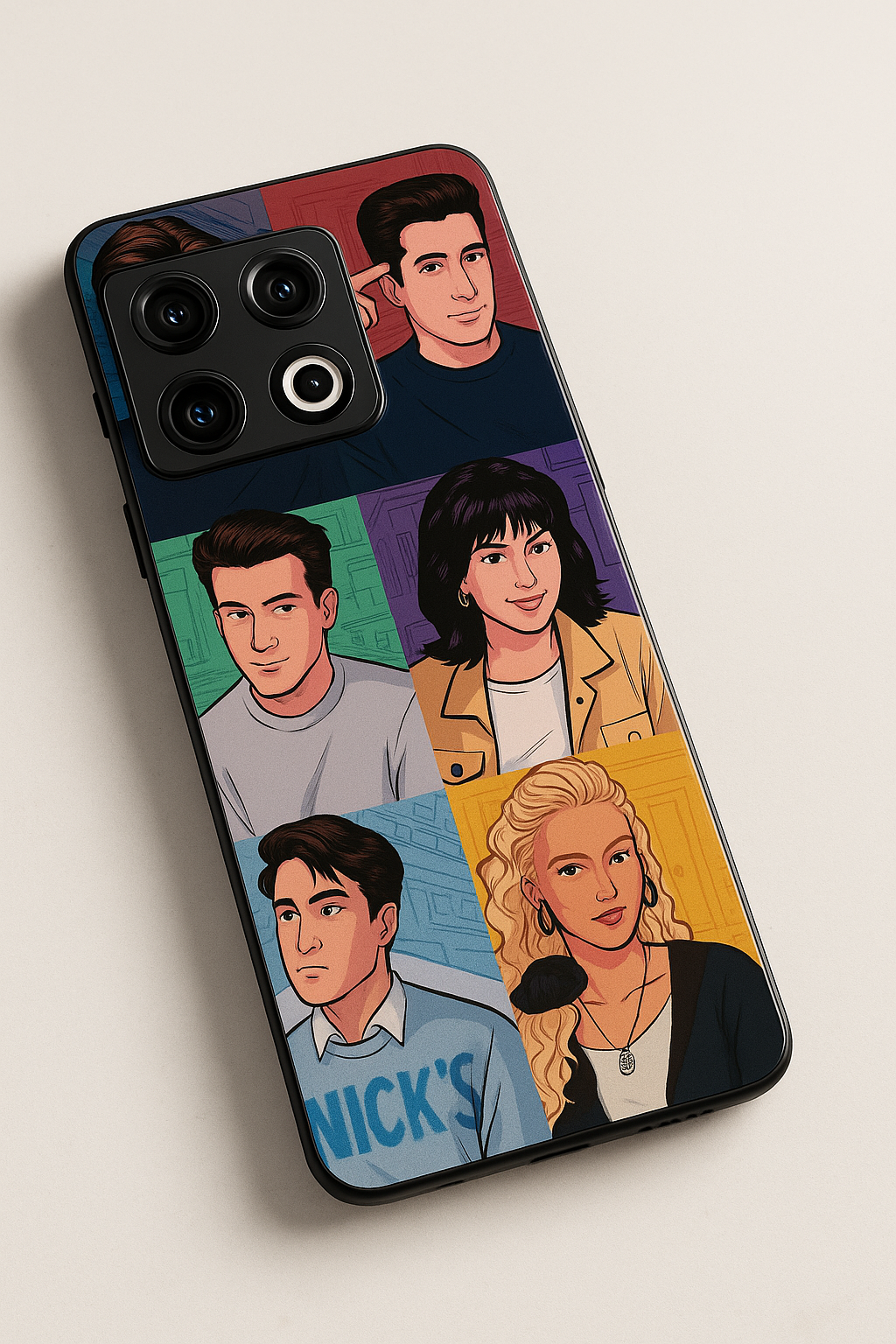 Retro Reels Premium Glass Back Cover For One Plus 13, 12, 11, 10, Nord Series