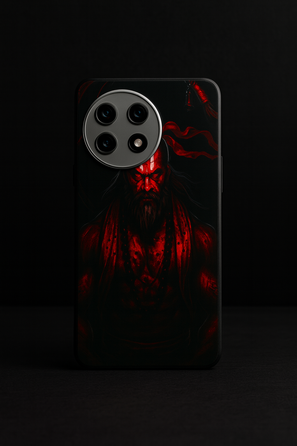 Rudra Roar Premium Glass Back Cover For One Plus 13, 12, 11, 10, Nord Series