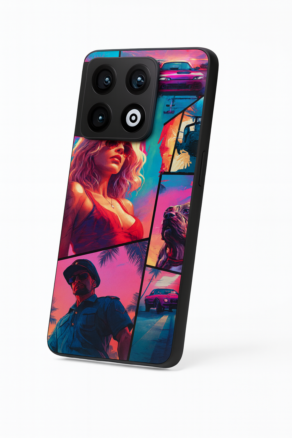 GTA Loading Premium Glass Back Cover For One Plus 13, 12, 11, 10, Nord Series