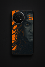 Aghora Veil Premium Glass Back Cover For One Plus 13, 12, 11, 10, Nord Series