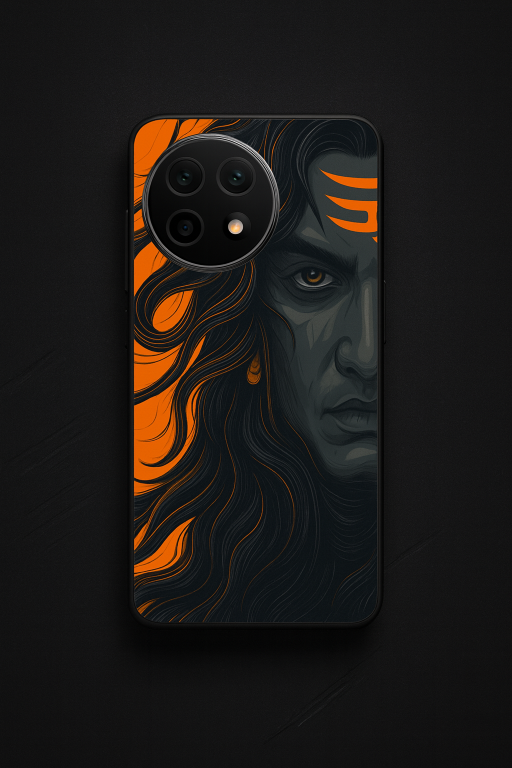 Aghora Veil Premium Glass Back Cover For One Plus 13, 12, 11, 10, Nord Series