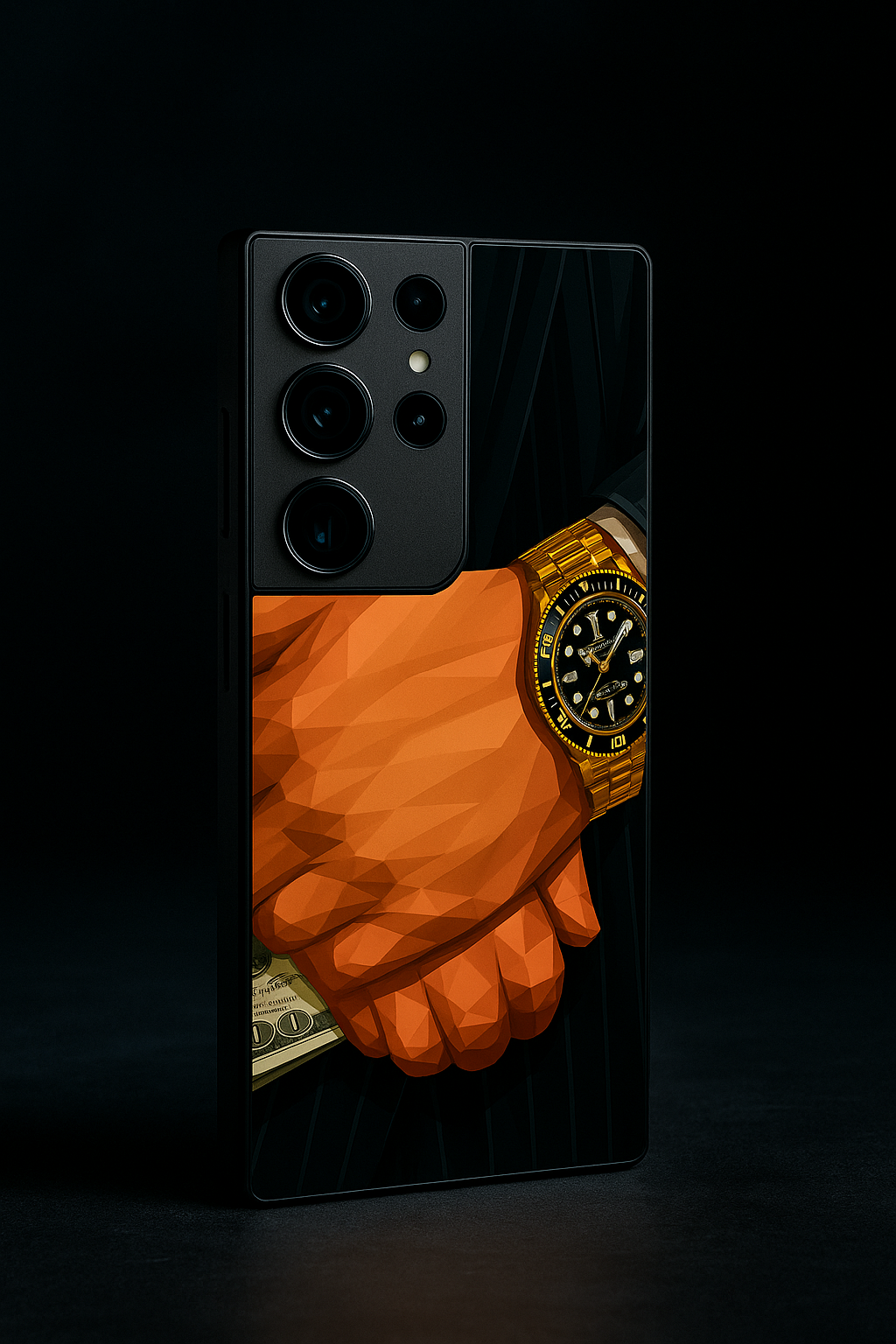 Money Matter Premium Glass Back Cover For Samsung Galaxy S, A, M & F Series