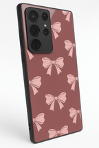 Blush Knots Premium Glass Back Cover For Samsung Galaxy S, A, M & F Series