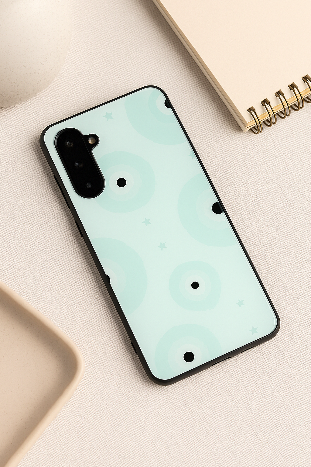 Eye Of Protection Premium Glass Back Cover For Samsung Galaxy S, A, M & F Series