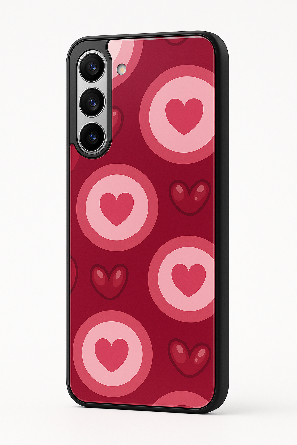Love Calls Premium Glass Back Cover For Samsung Galaxy S, A, M & F Series