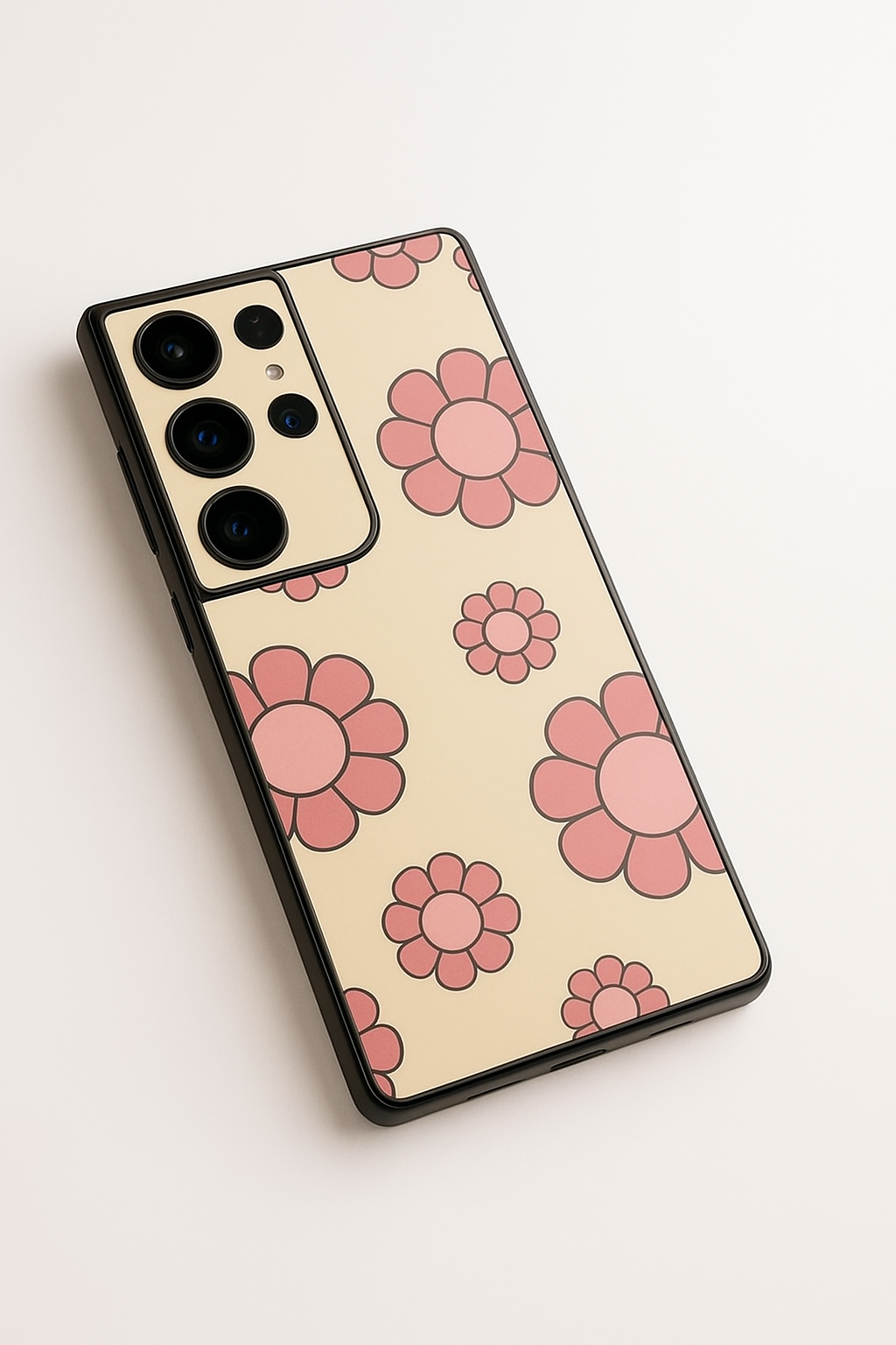 Flowery Freak Premium Glass Back Cover For Samsung Galaxy S, A, M & F Series