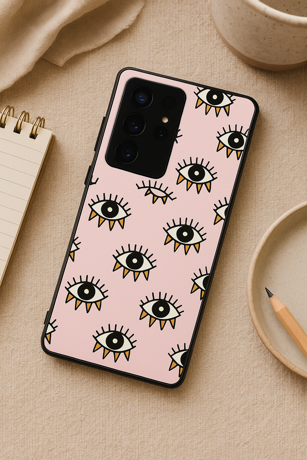 I Am Eyeing You Premium Glass Back Cover For Samsung Galaxy S, A, M & F Series