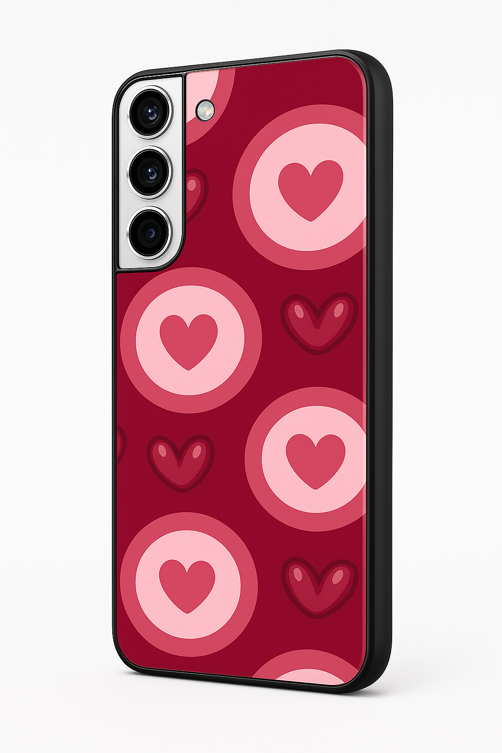 Love Calls Premium Glass Back Cover For Samsung Galaxy S, A, M & F Series