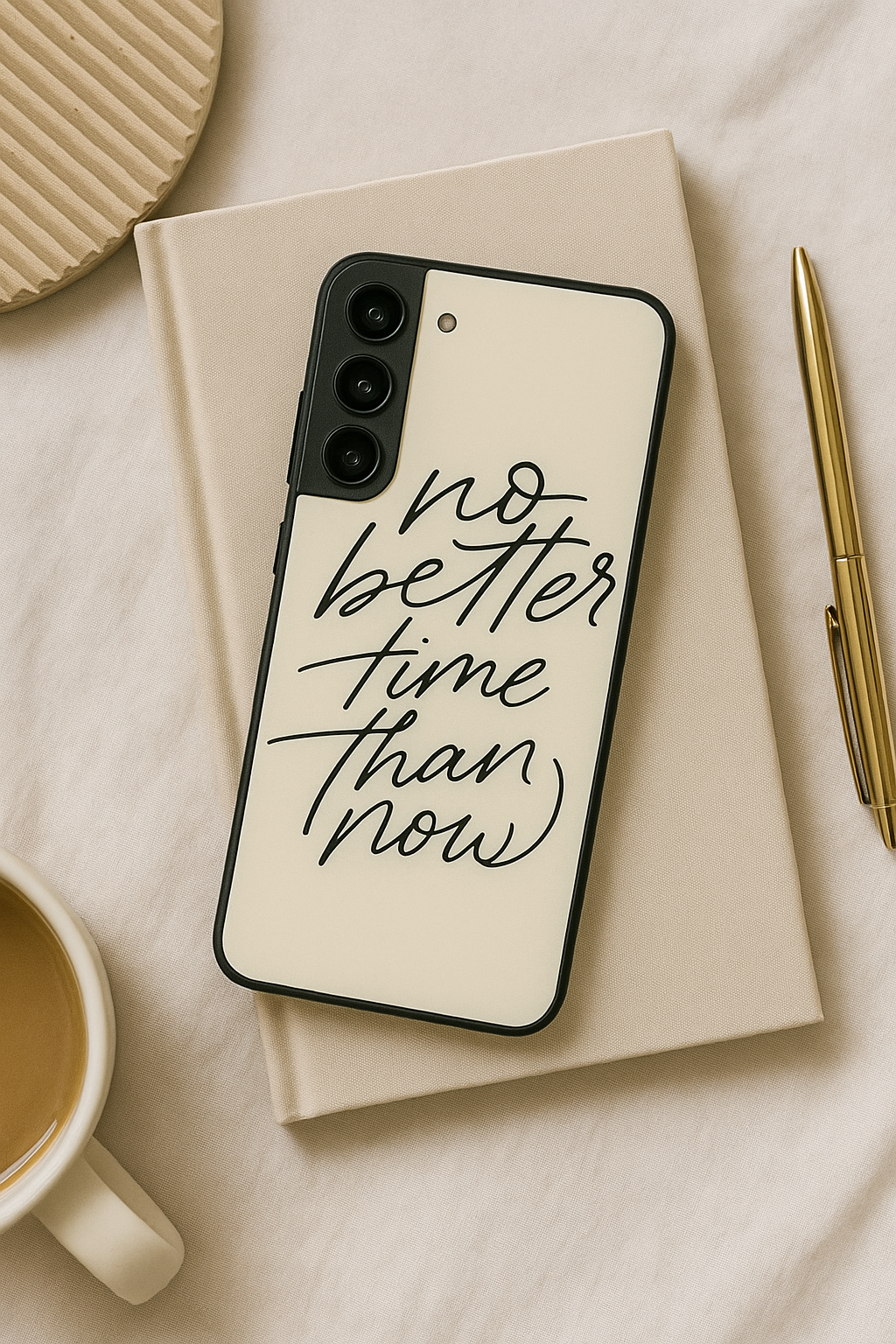 No Better Time Premium Glass Back Cover For Samsung Galaxy S, A, M & F Series