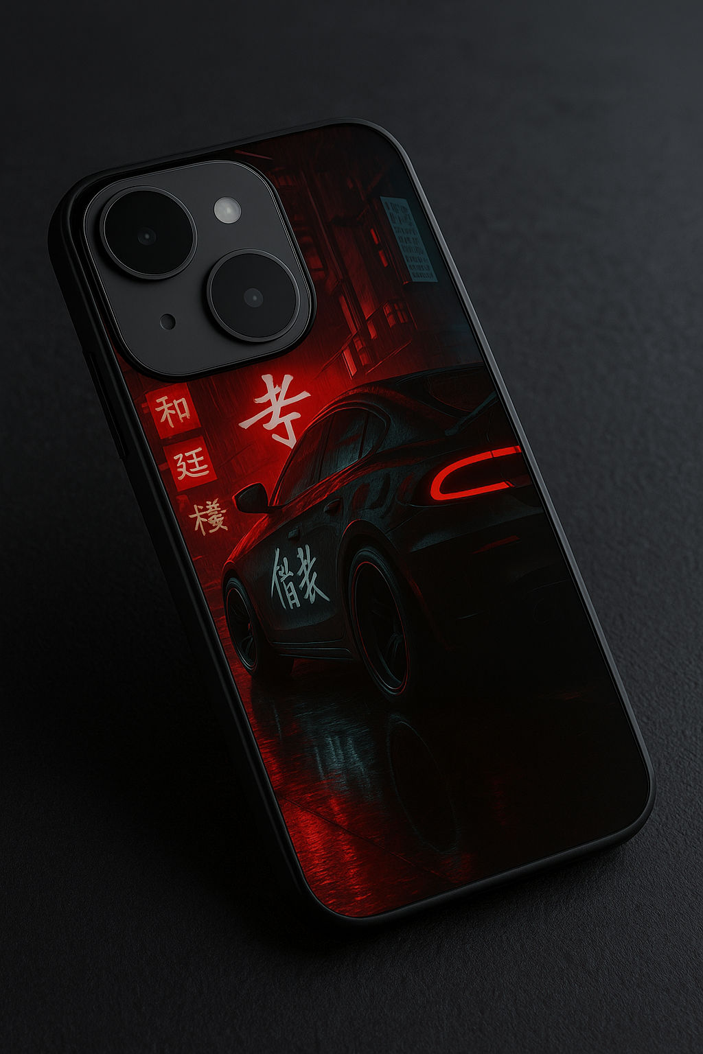 Aesthetic Car Focus Premium Glass Back Cover For Samsung Galaxy S, A, M & F Series