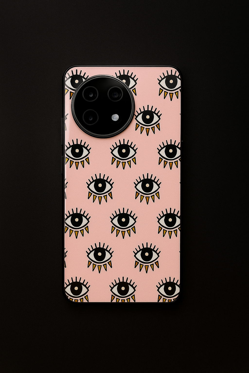 Boho Evil Eye Premium Glass Back Cover For One Plus 13, 12, 11, 10, Nord Series