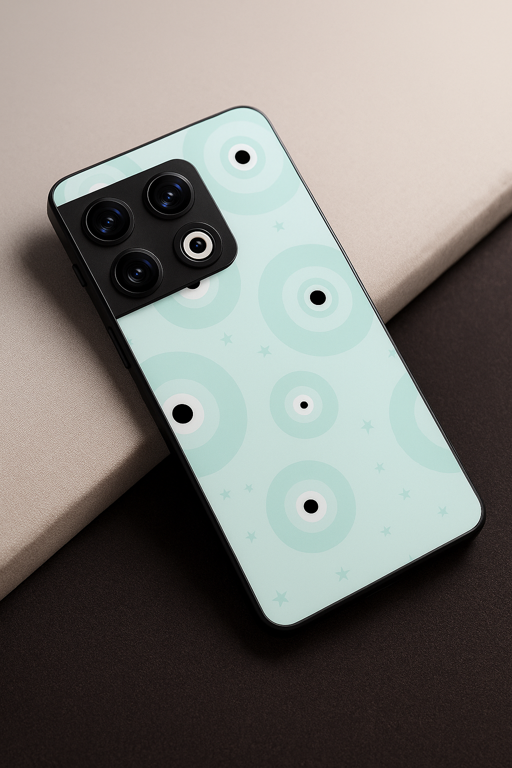 Mint Aura Premium Glass Back Cover For One Plus 13, 12, 11, 10, Nord Series