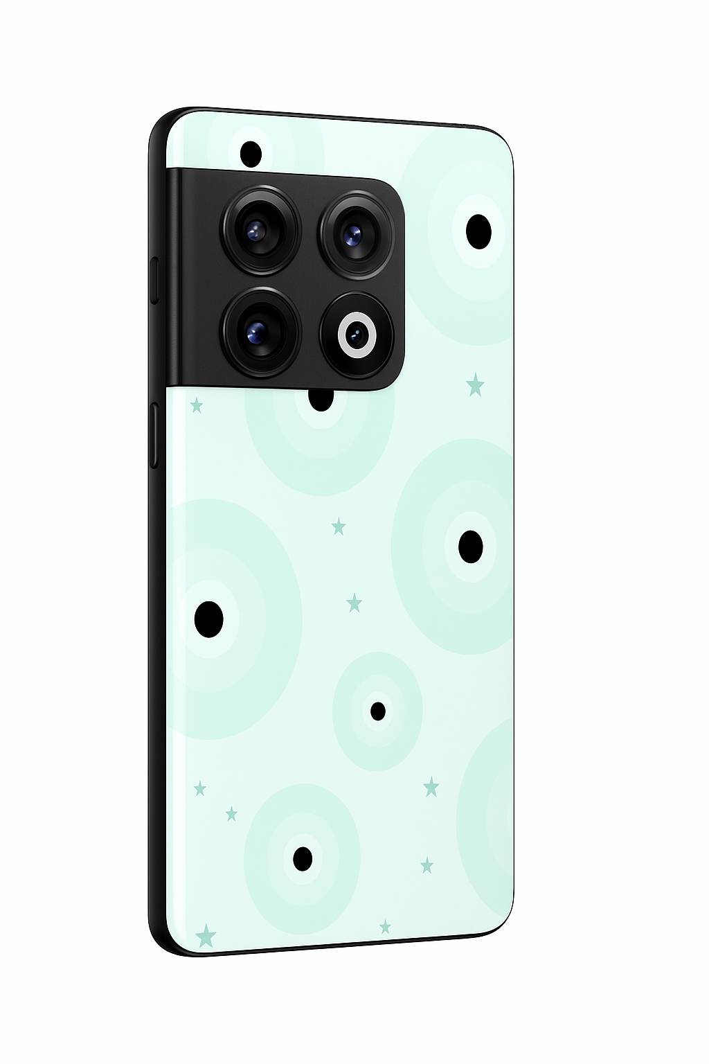 Mint Aura Premium Glass Back Cover For One Plus 13, 12, 11, 10, Nord Series