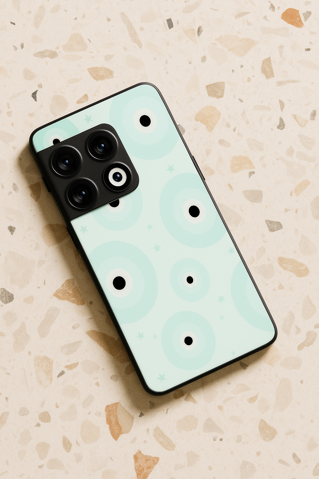 Mint Aura Premium Glass Back Cover For One Plus 13, 12, 11, 10, Nord Series