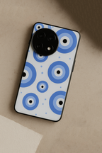 Blue Orbit Premium Glass Back Cover For One Plus 13, 12, 11, 10, Nord Series